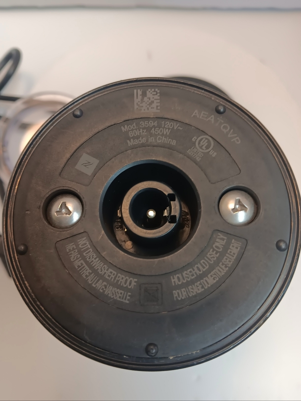 Nespresso Aerocinno 3 Black Electric Milk Frother Model 3594 - Picture 5 of 5